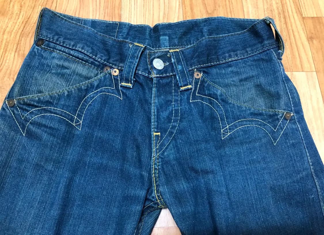LEVIS RED 리바이스 레드 03/SS 오일워싱 멕시칸 부츠컷 데님 상품이미지4
