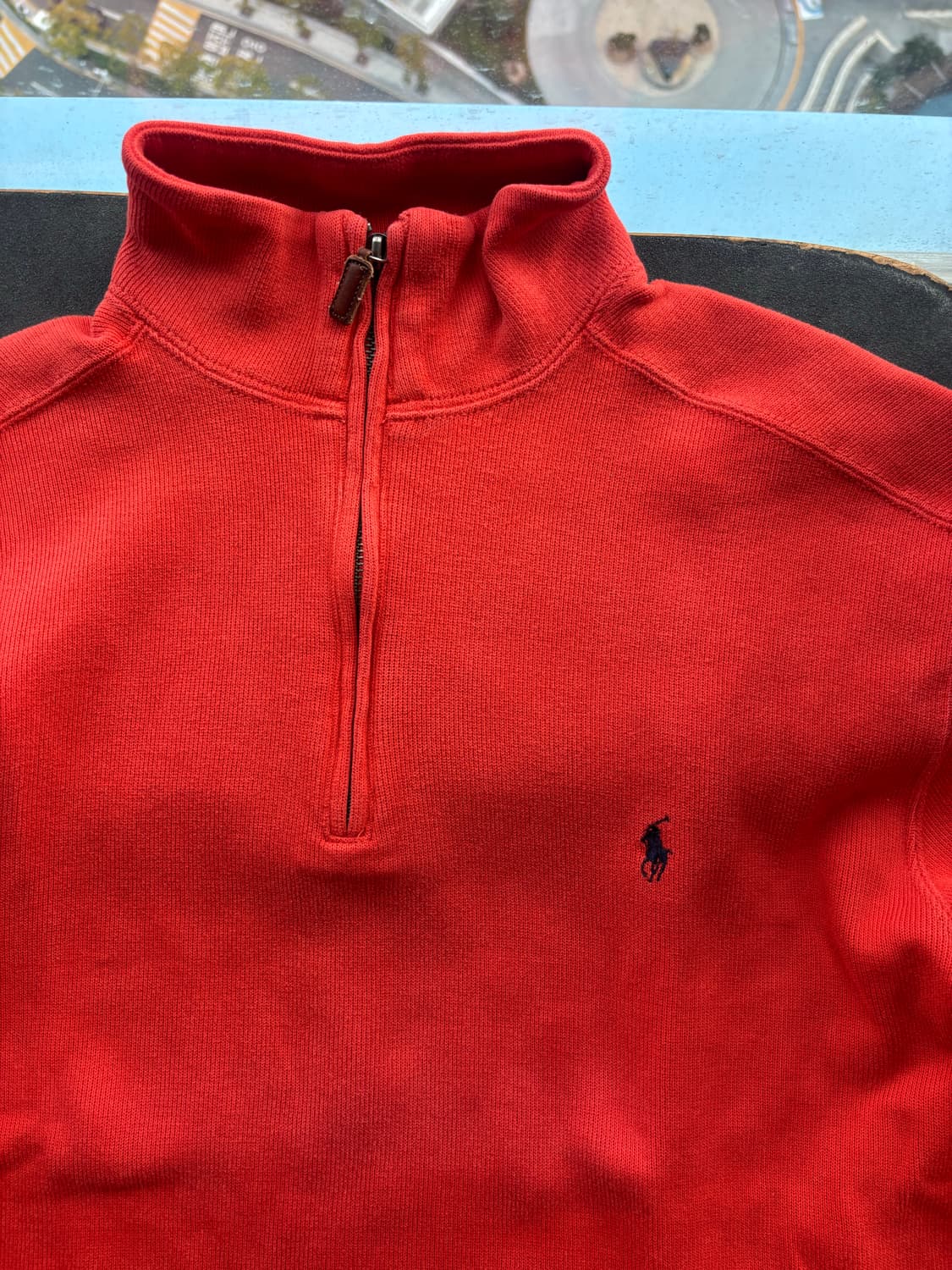 폴로랄프로렌 오렌지 하프 집업 m 상품이미지2