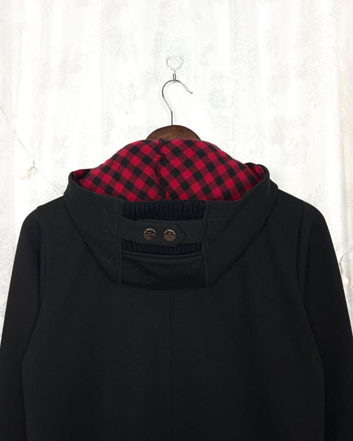 CERO MINS Check-Lined Hooded Zip-Up 상품이미지6