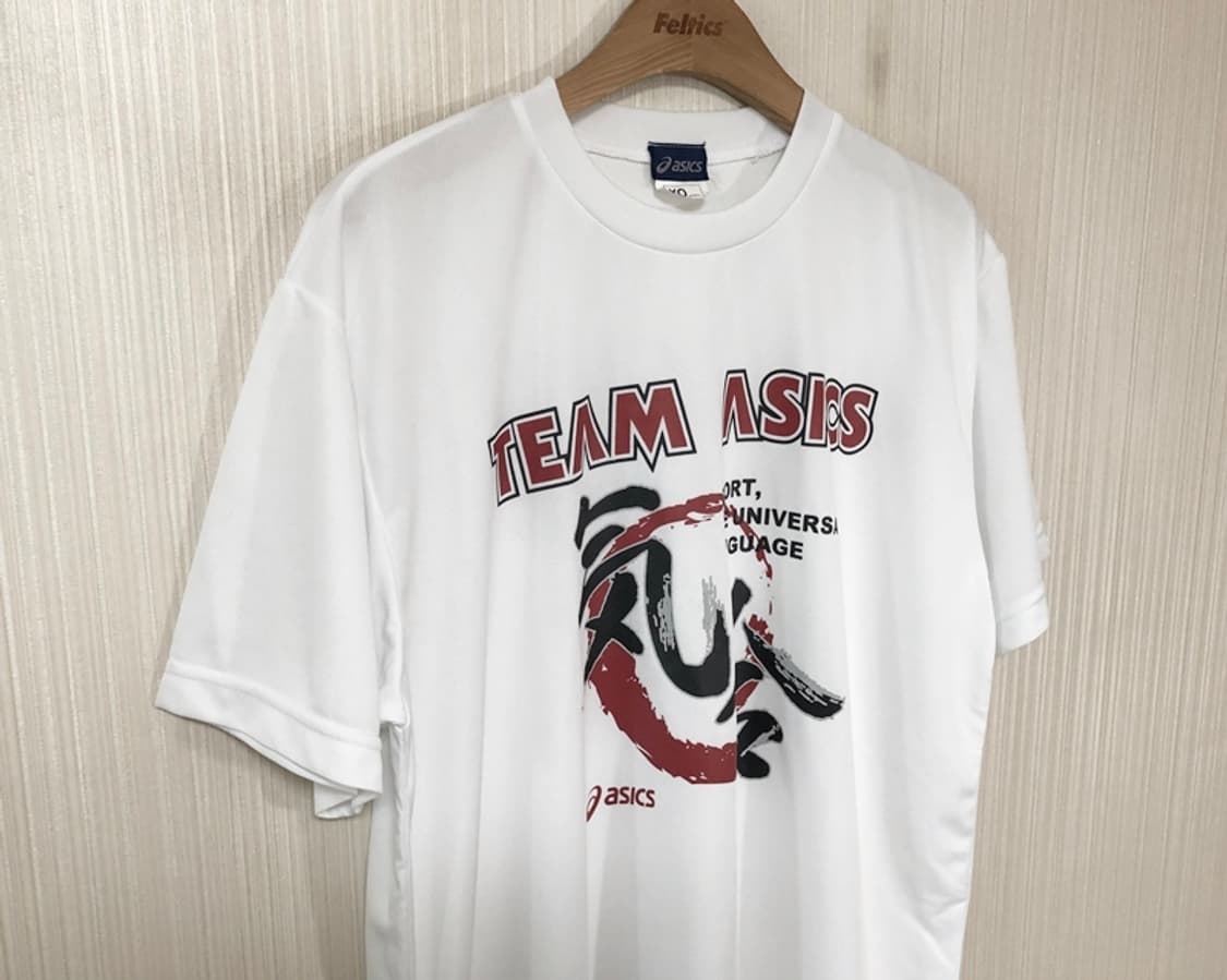 팀아식스(ASICS) 기합 한자메세지 배구티셔츠 XO(2XL) 상품이미지5