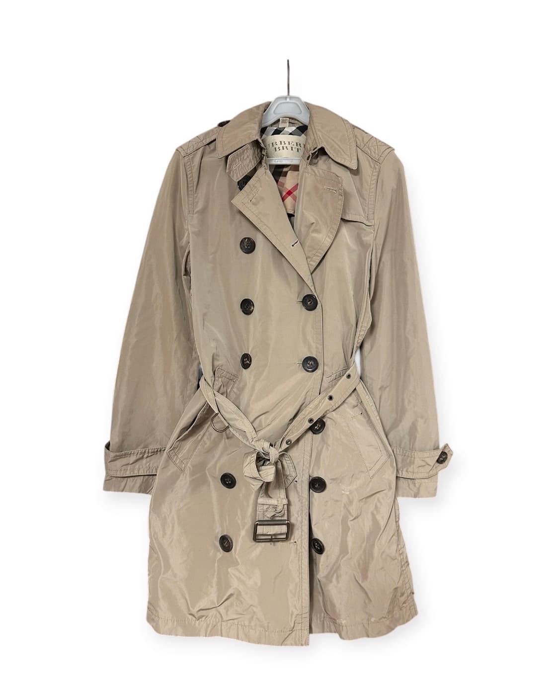 버버리 베이지 더블 트렌치 코트 상품이미지2