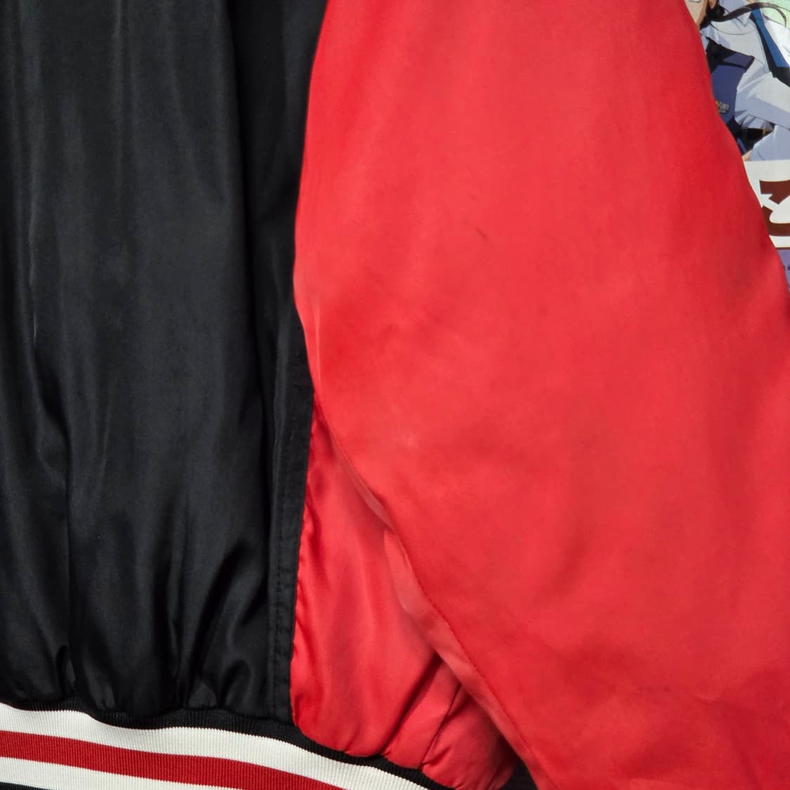 후부 올드스쿨 블랙앤레드 덕다운 레이싱 패딩 상품이미지8