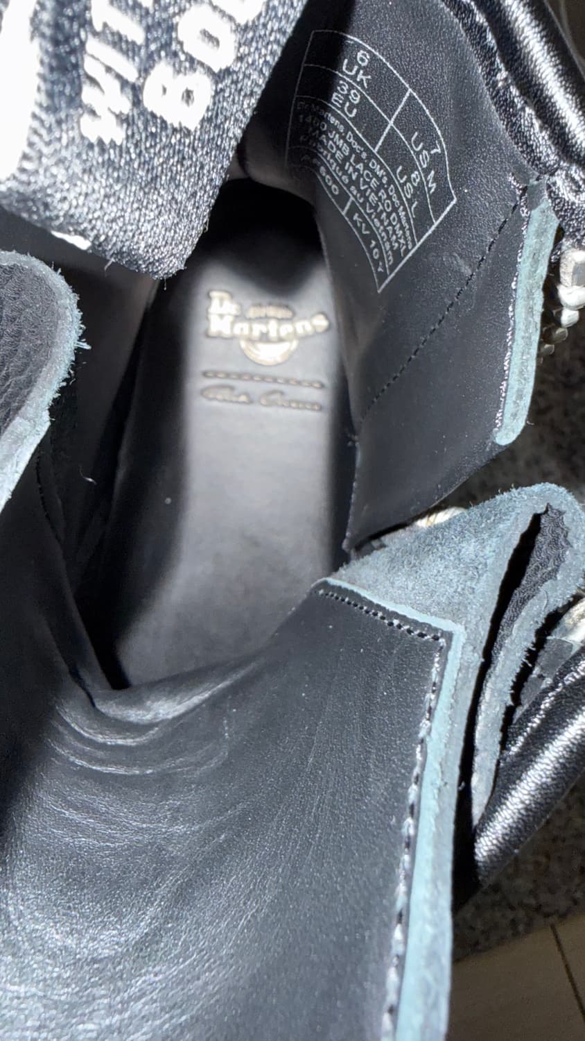 릭오웬스 닥터마틴 1460 점보레이스 (UK6) 상품이미지3