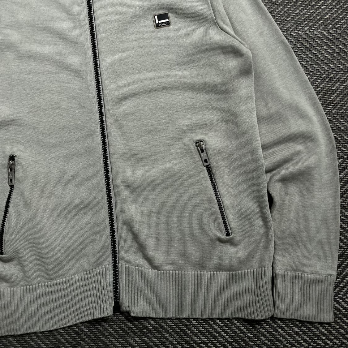 00s 후부 올드스쿨 빅로고 니트 집업y 4050 상품이미지4