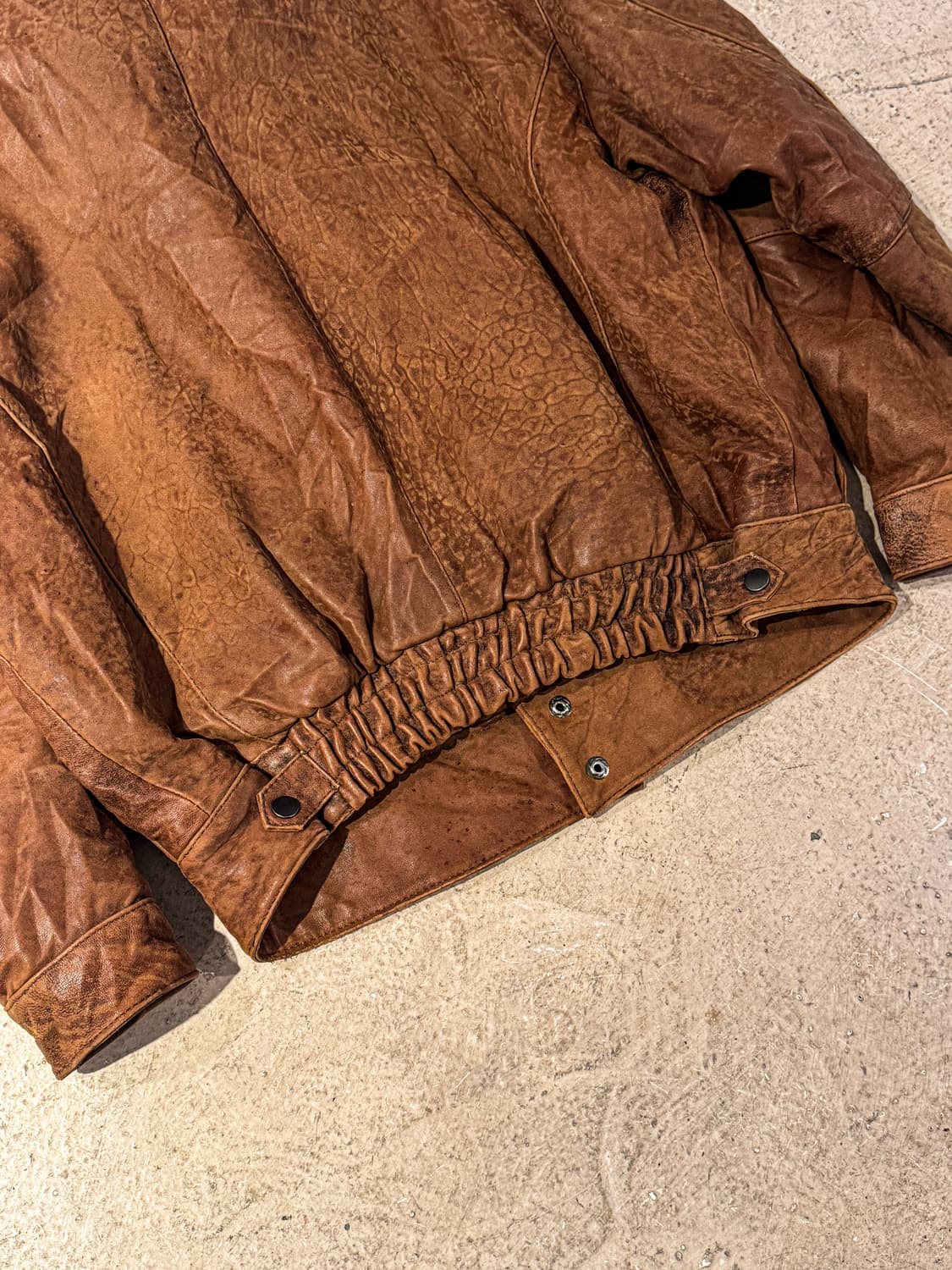 Leather Wear –  Fur Collar Leather Jacke 상품이미지7