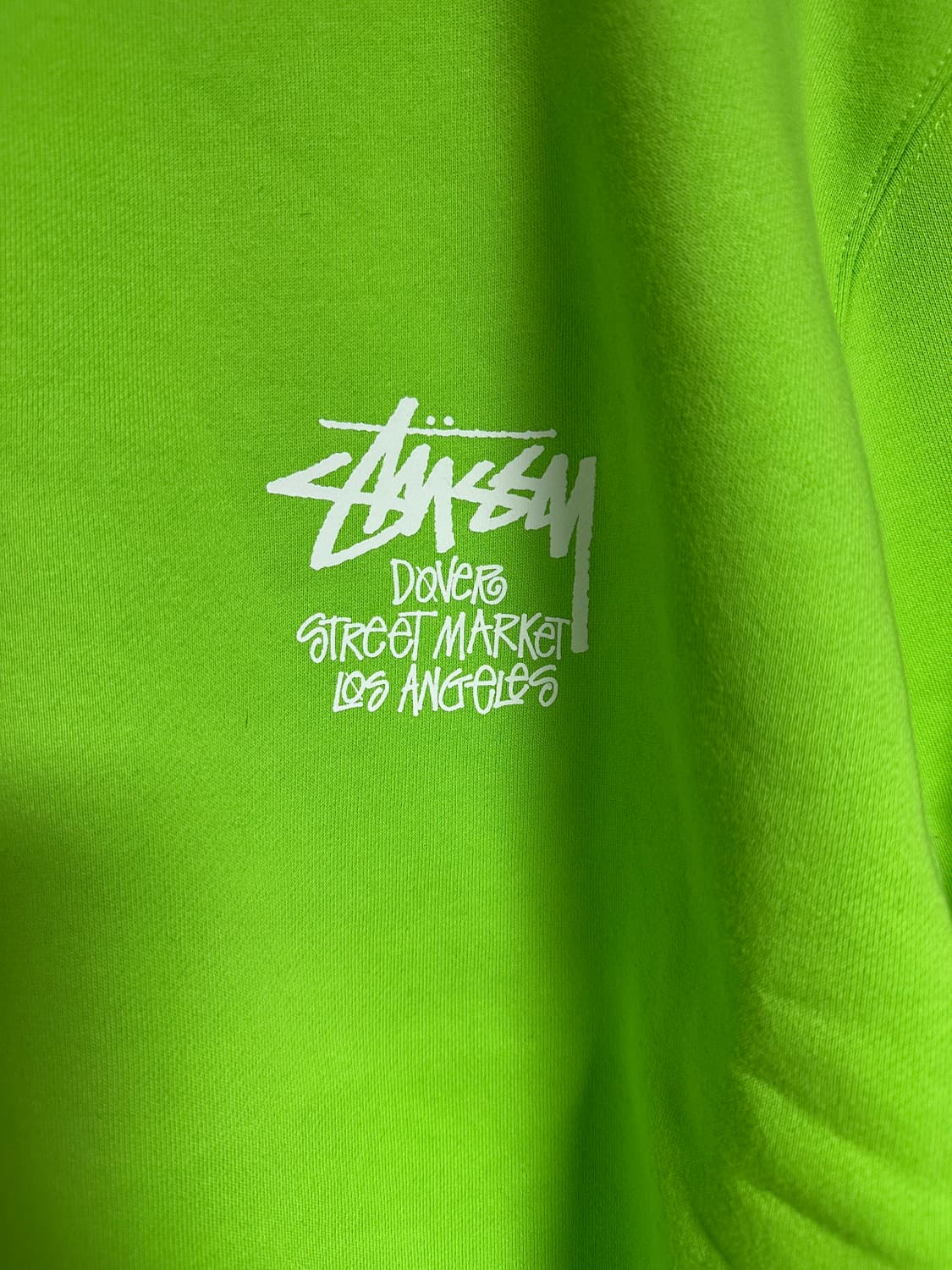 스투시 라임 맨투맨 L 상품이미지3