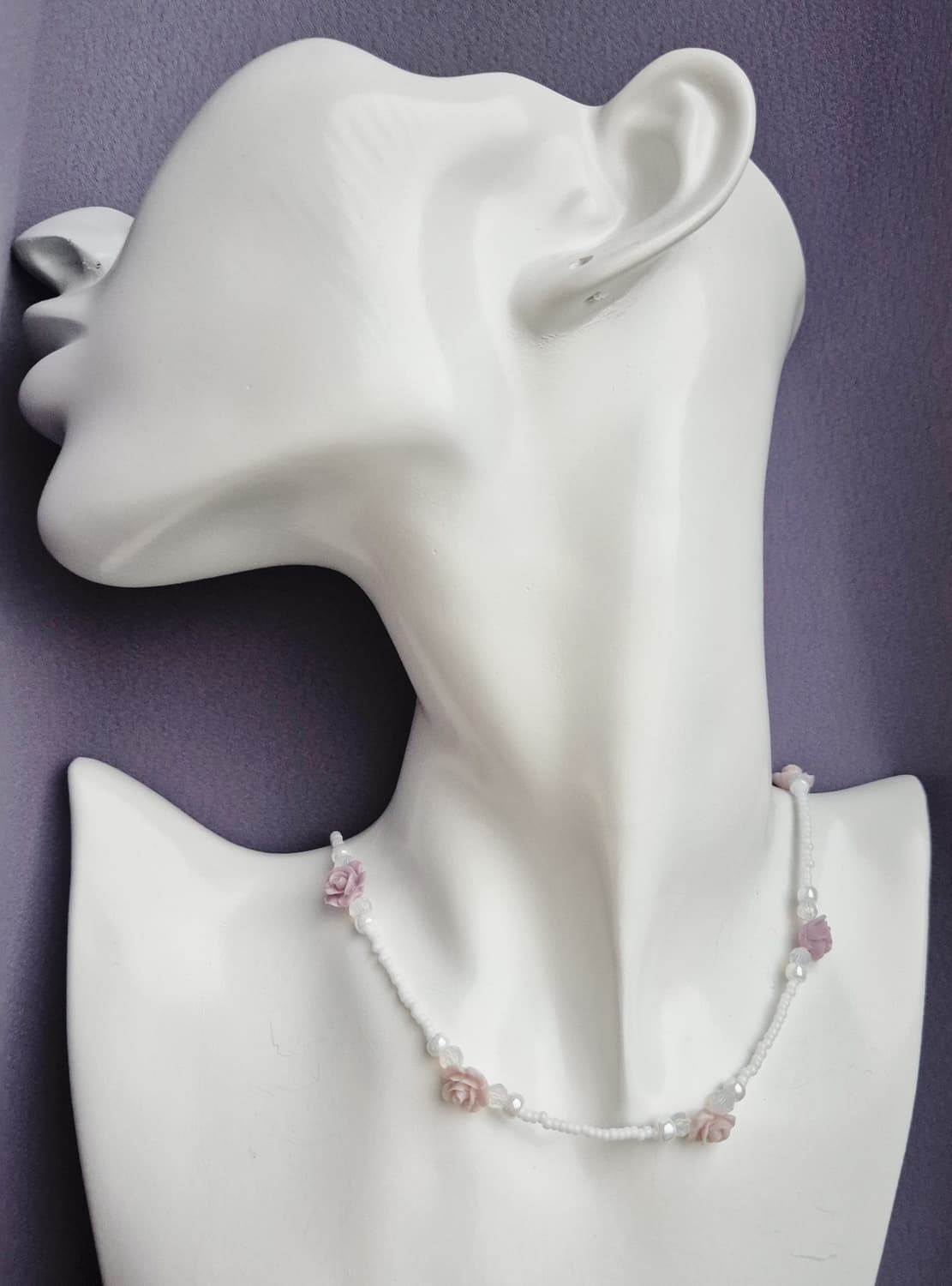 핸드메이드 송석장미 비즈목걸이 상품이미지3