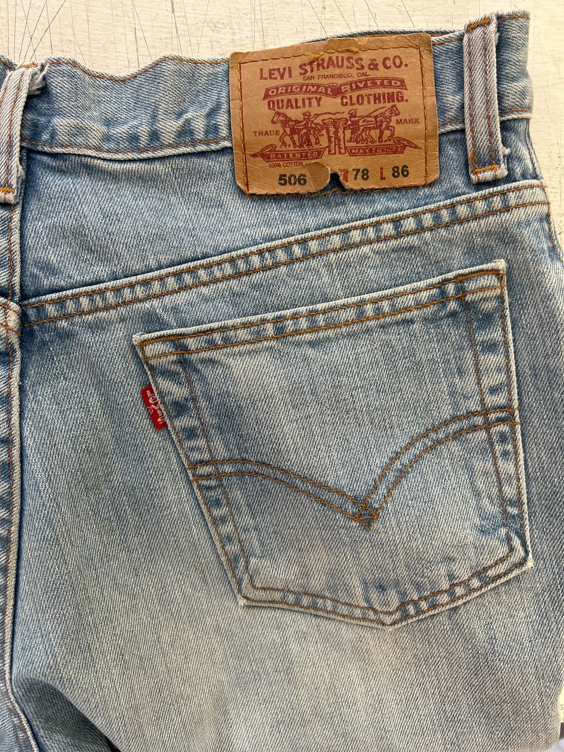 LEVI’S 506 W32 L111 상품이미지3
