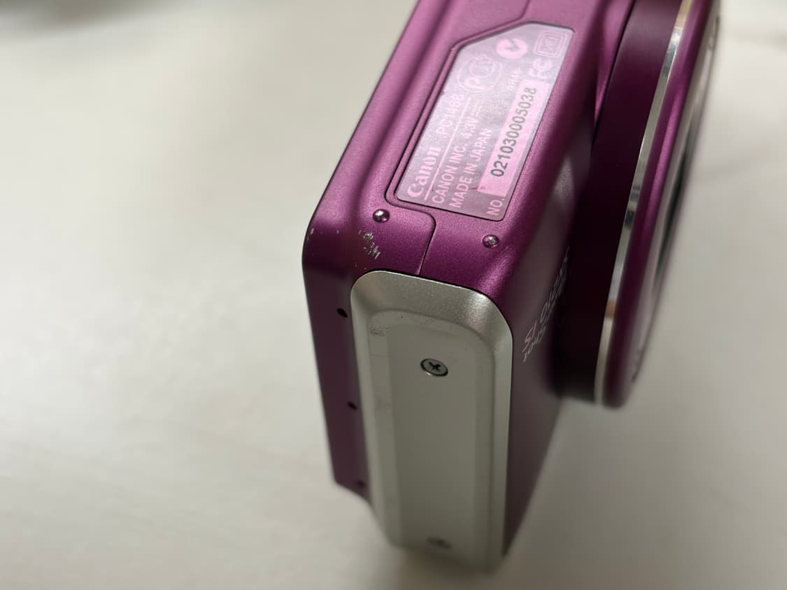 canon powershot sx210is purple 캐논 빈티지 디카 상품이미지3