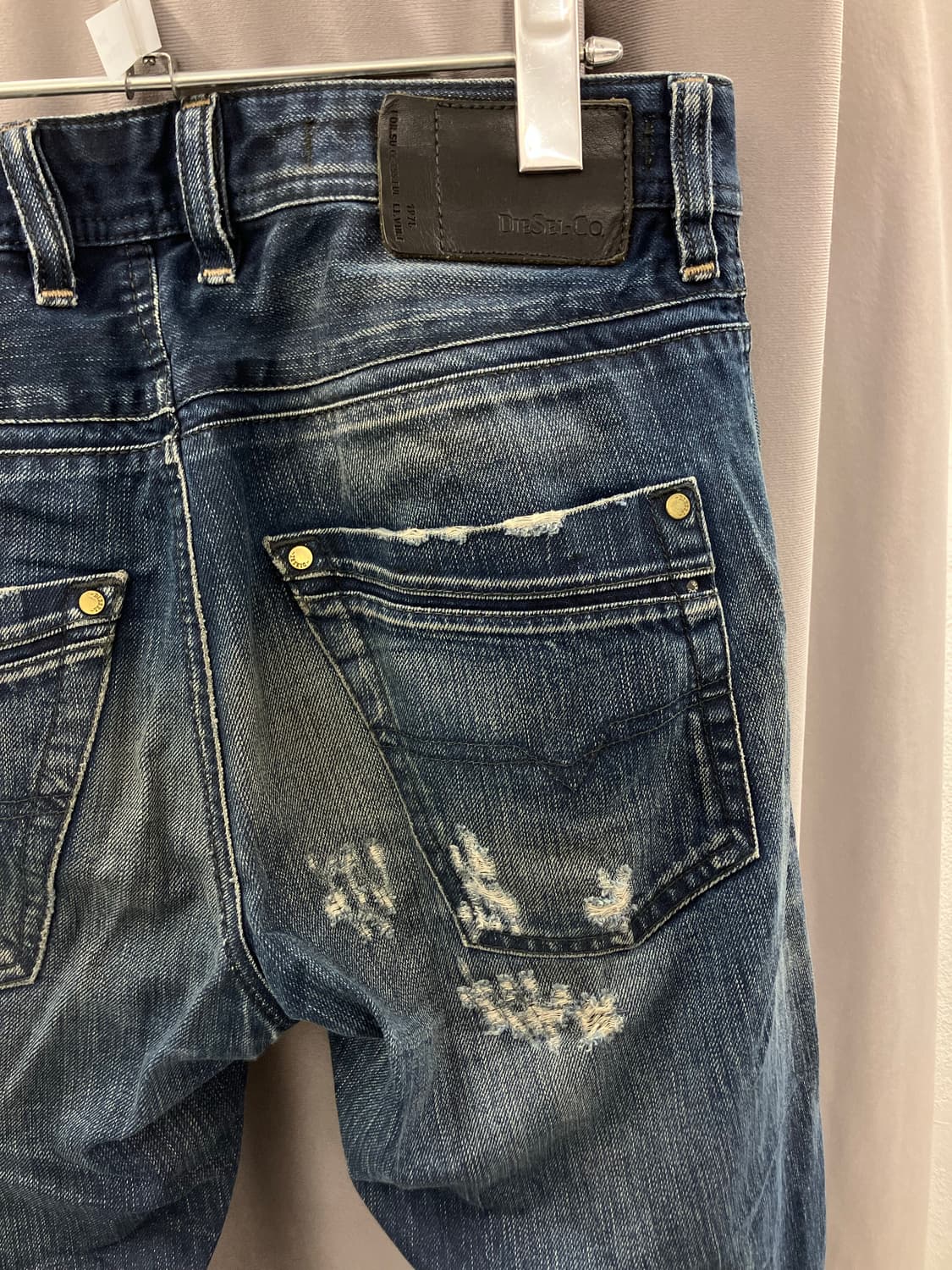 디젤 디스트로이드 패치워크 데님진  상품이미지7