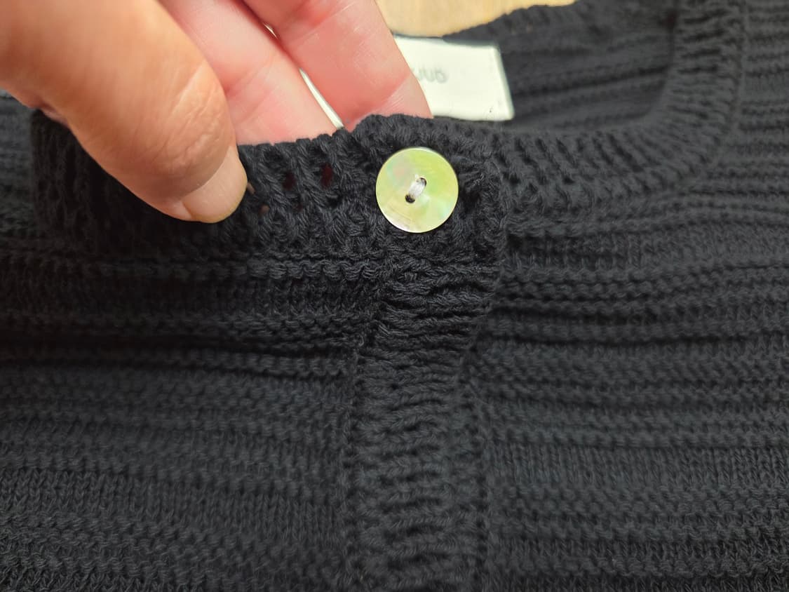 데일리주드(DAILYJUD) 블랙 가디건&니트탑 55-66 새상품 상품이미지3