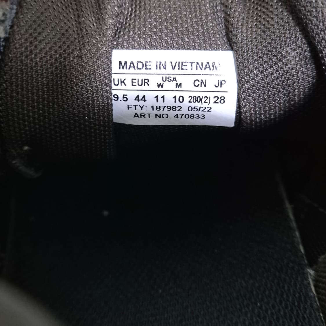 살로몬 X 앤드원더 오디세이 1 블랙 280사이즈 상품이미지6