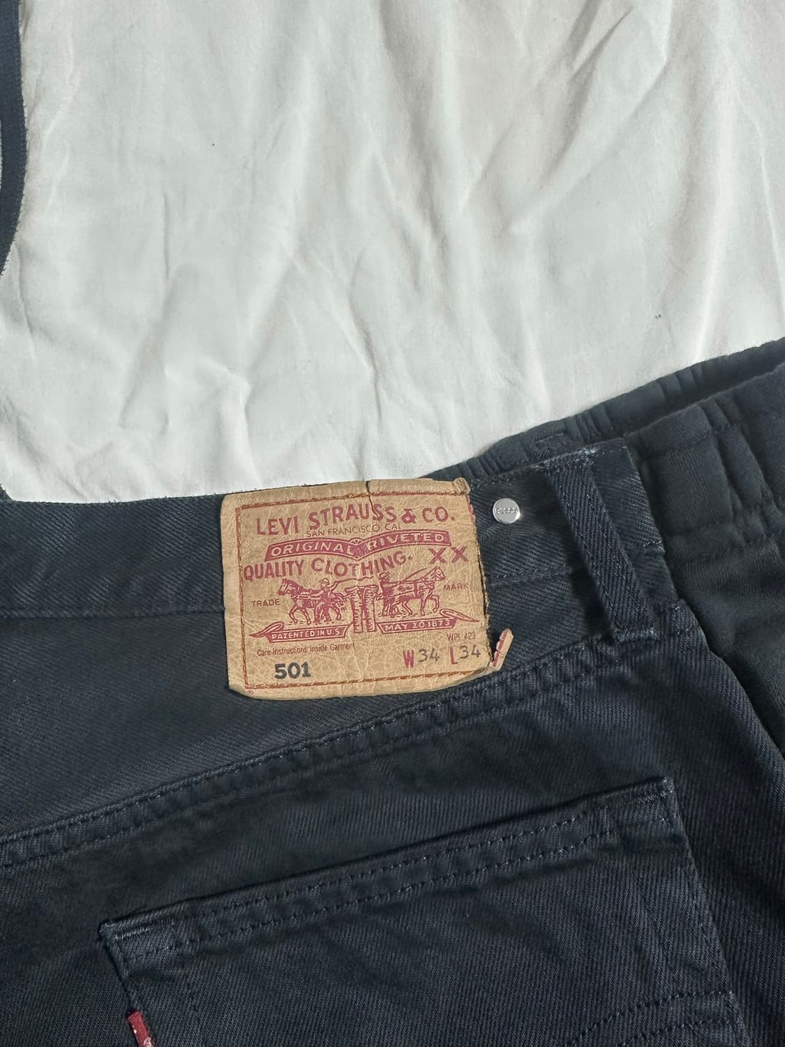 [L] bless 블레스 오버 조깅진 검검 상품이미지4