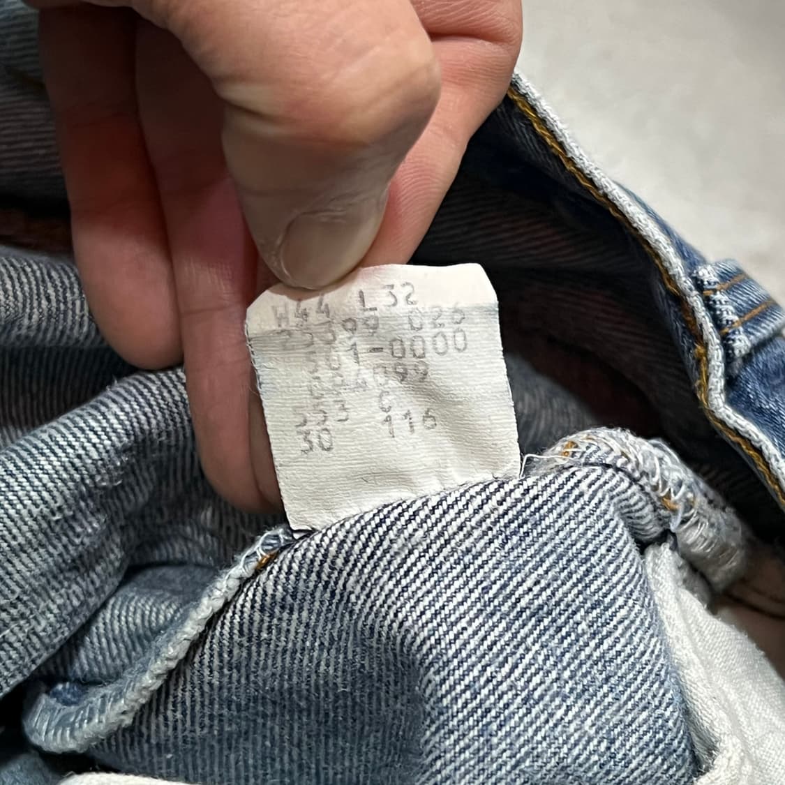  USA 리바이스 501 데님 팬츠 y14698 상품이미지8