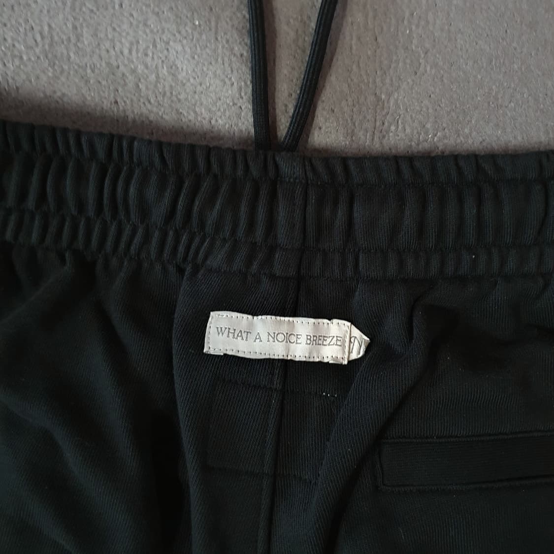 노이스 파라코드 파이핑 스웻 팬츠 M 블랙 상품이미지7