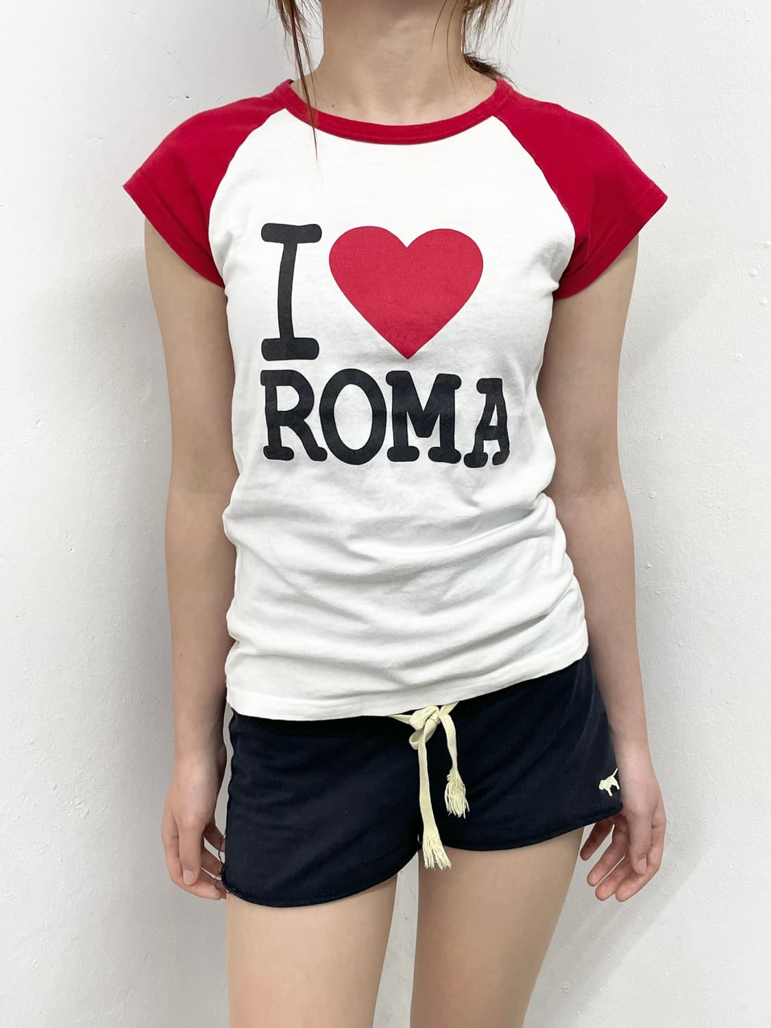 PINK 갸루 로고 숏츠 상품이미지2