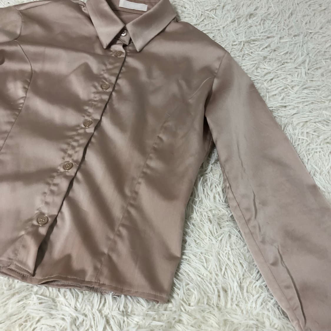빈티지 실크 셔츠 상품이미지5
