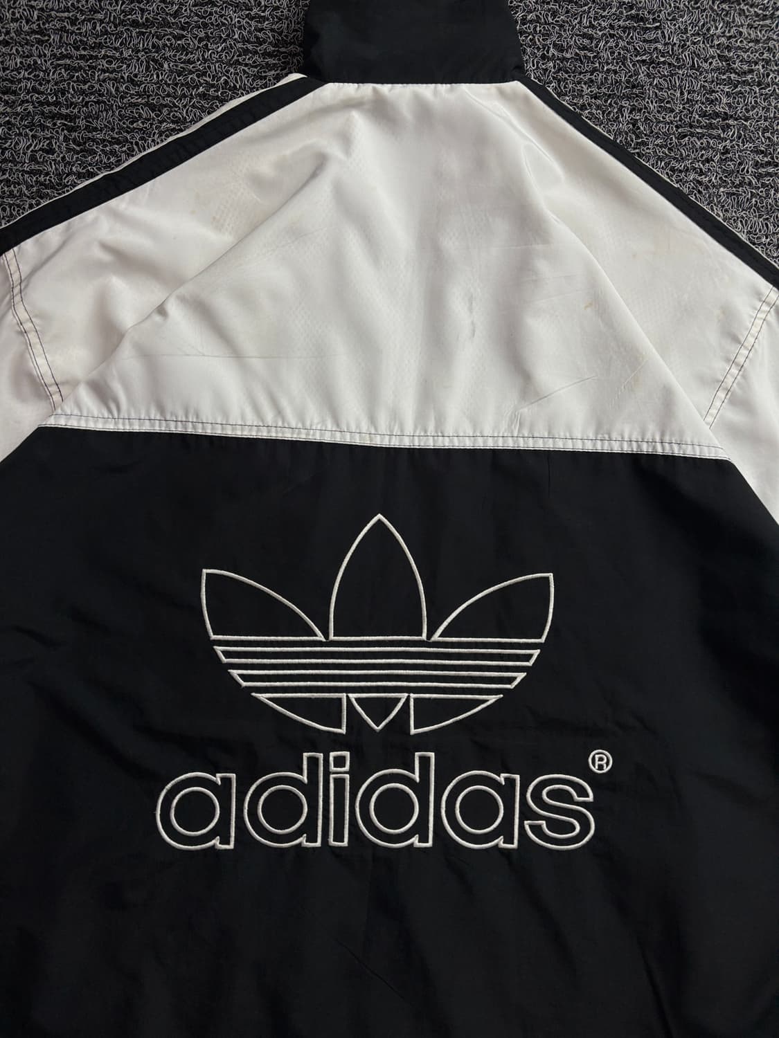 아디다스 올드스쿨 빅로고 사이드라인 자켓 3568 상품이미지1