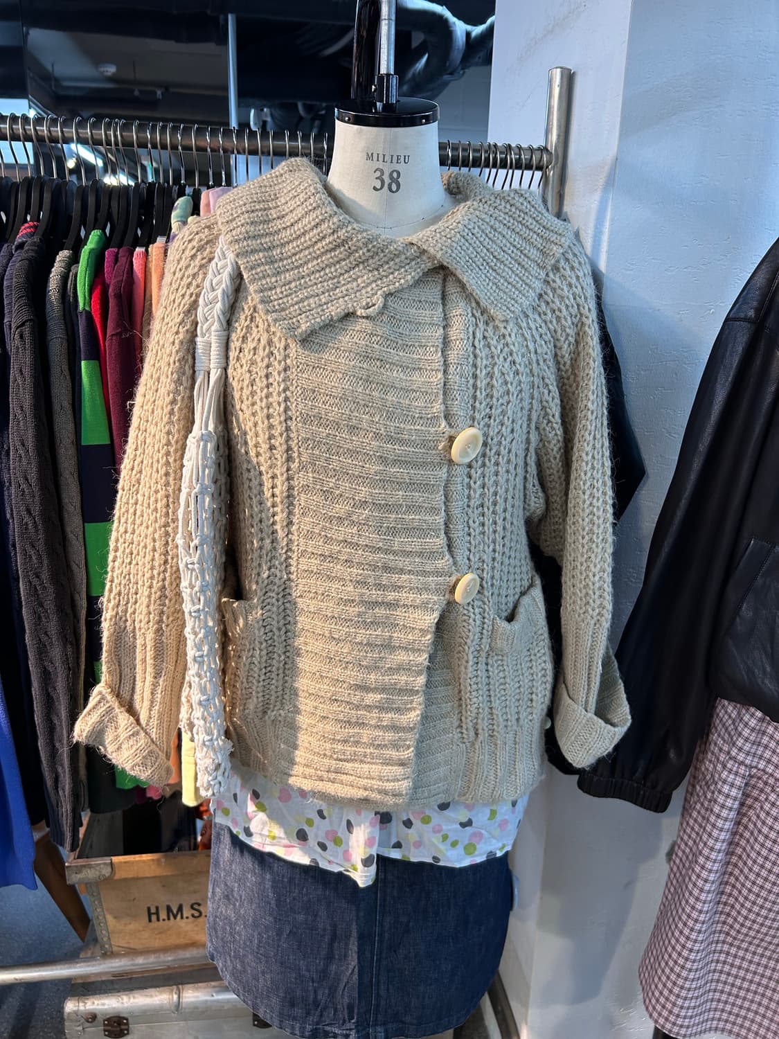 Vintage y2k Knit Cardigan 상품이미지2