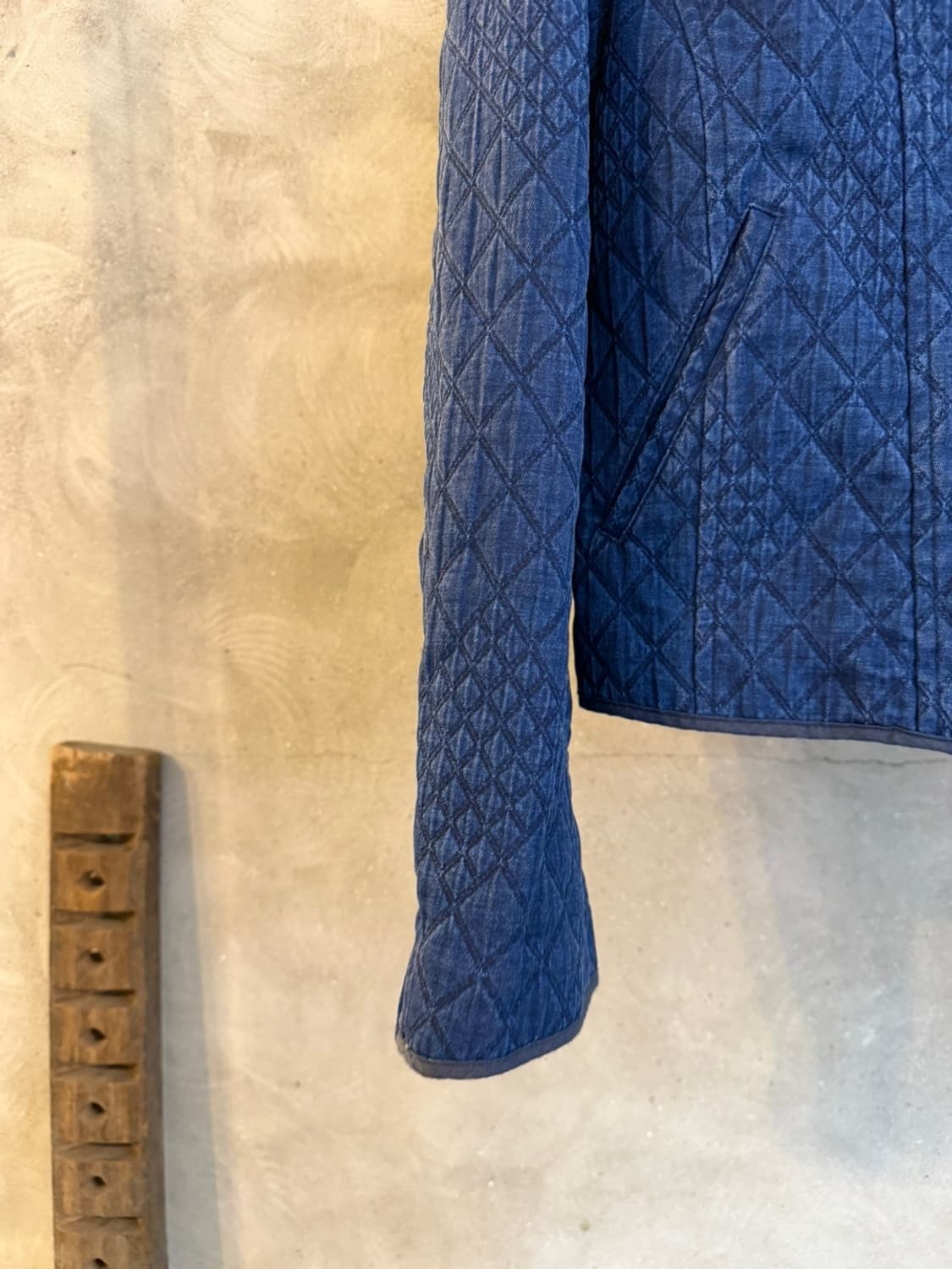 꼼또와꼼또니에 데님 퀼팅 라이더 자켓 44~55 상품이미지4