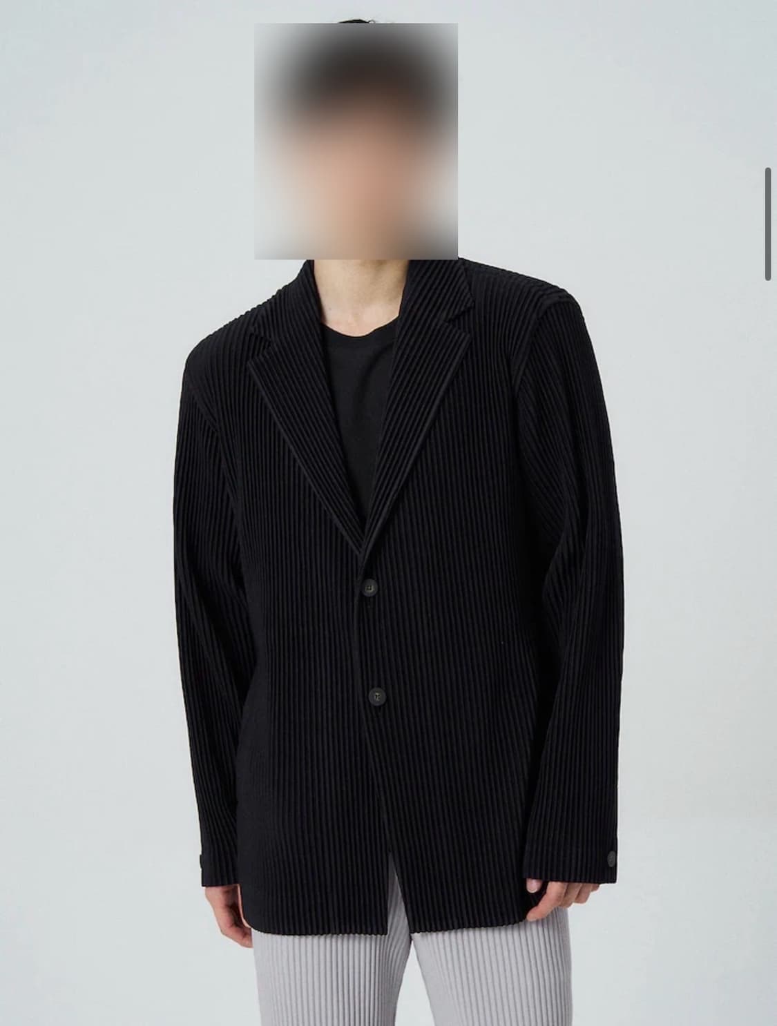 옴므 플리세 이세이 미야케 베이직 자켓 블랙 상품이미지4