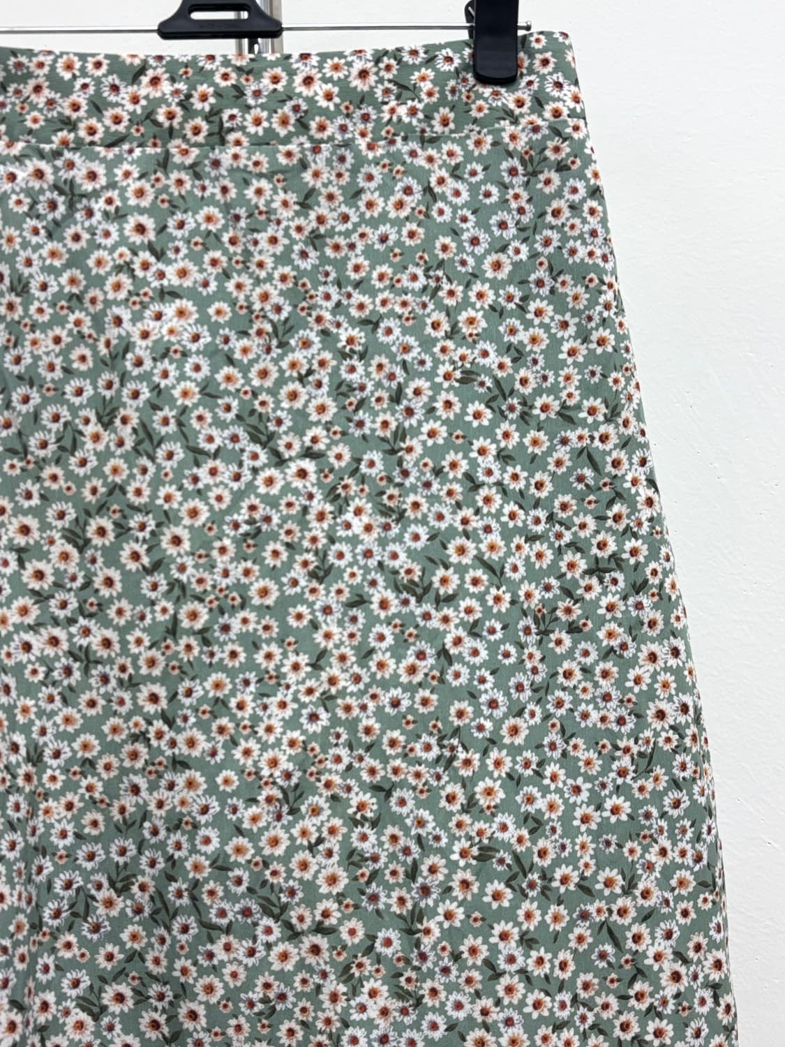 빈티지 민트 플로럴 머메이드 스커트 상품이미지5