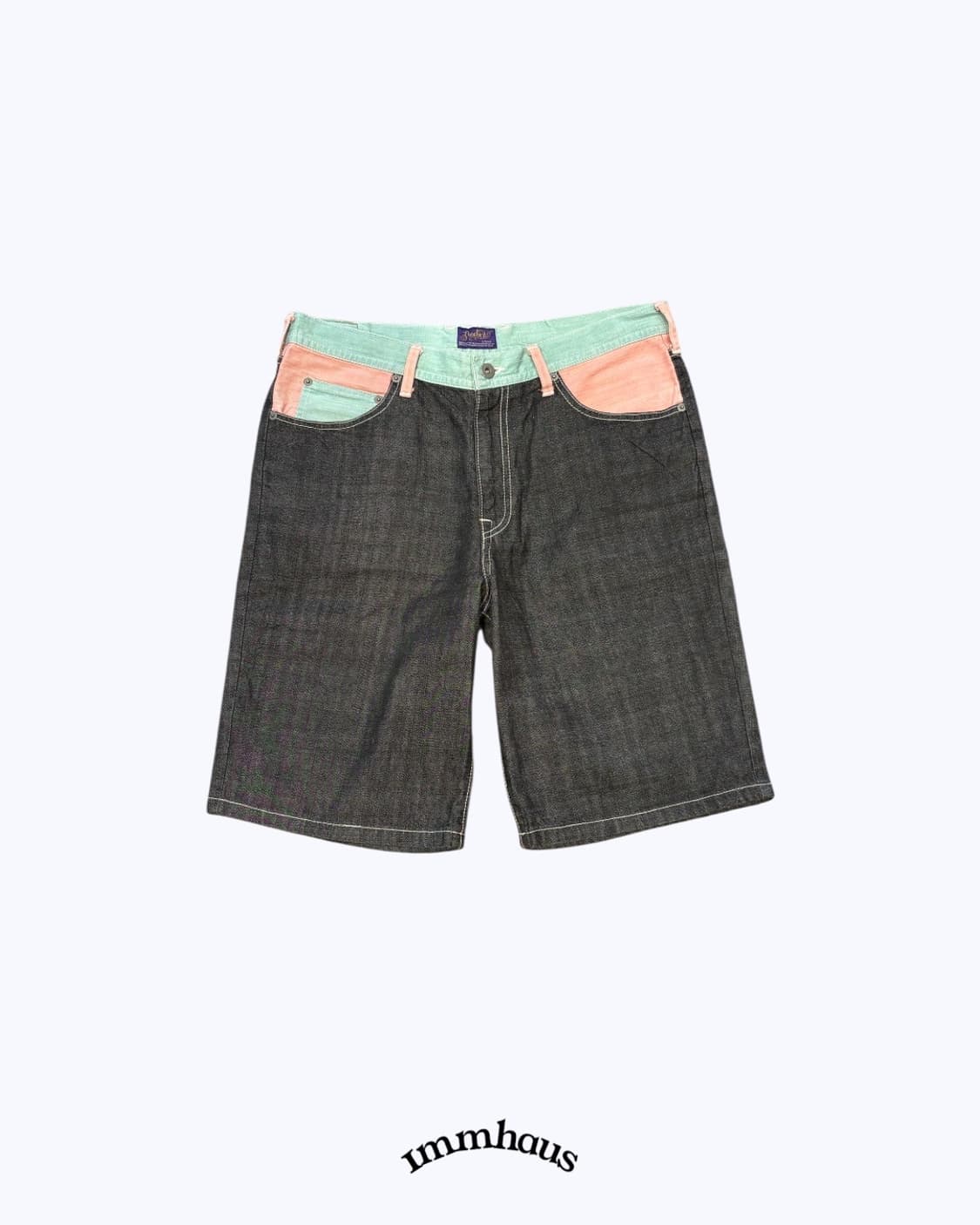 pastel denim shorts 상품이미지1