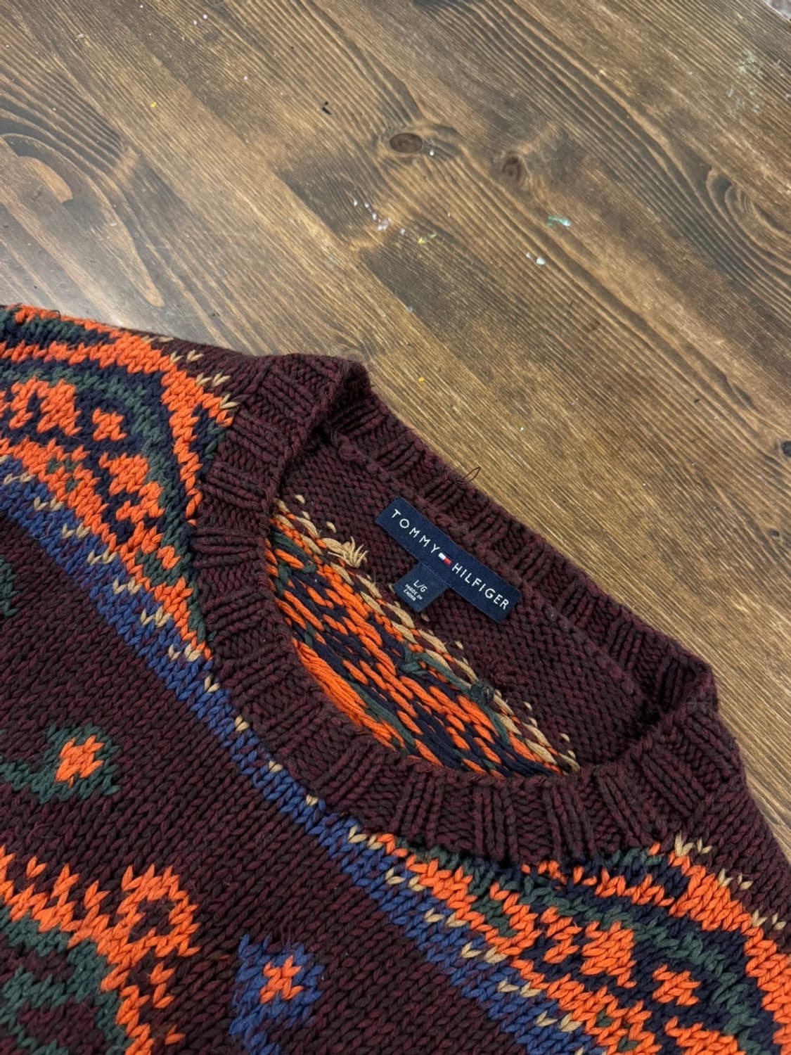 타미힐피거 나바호 니트 105 상품이미지7