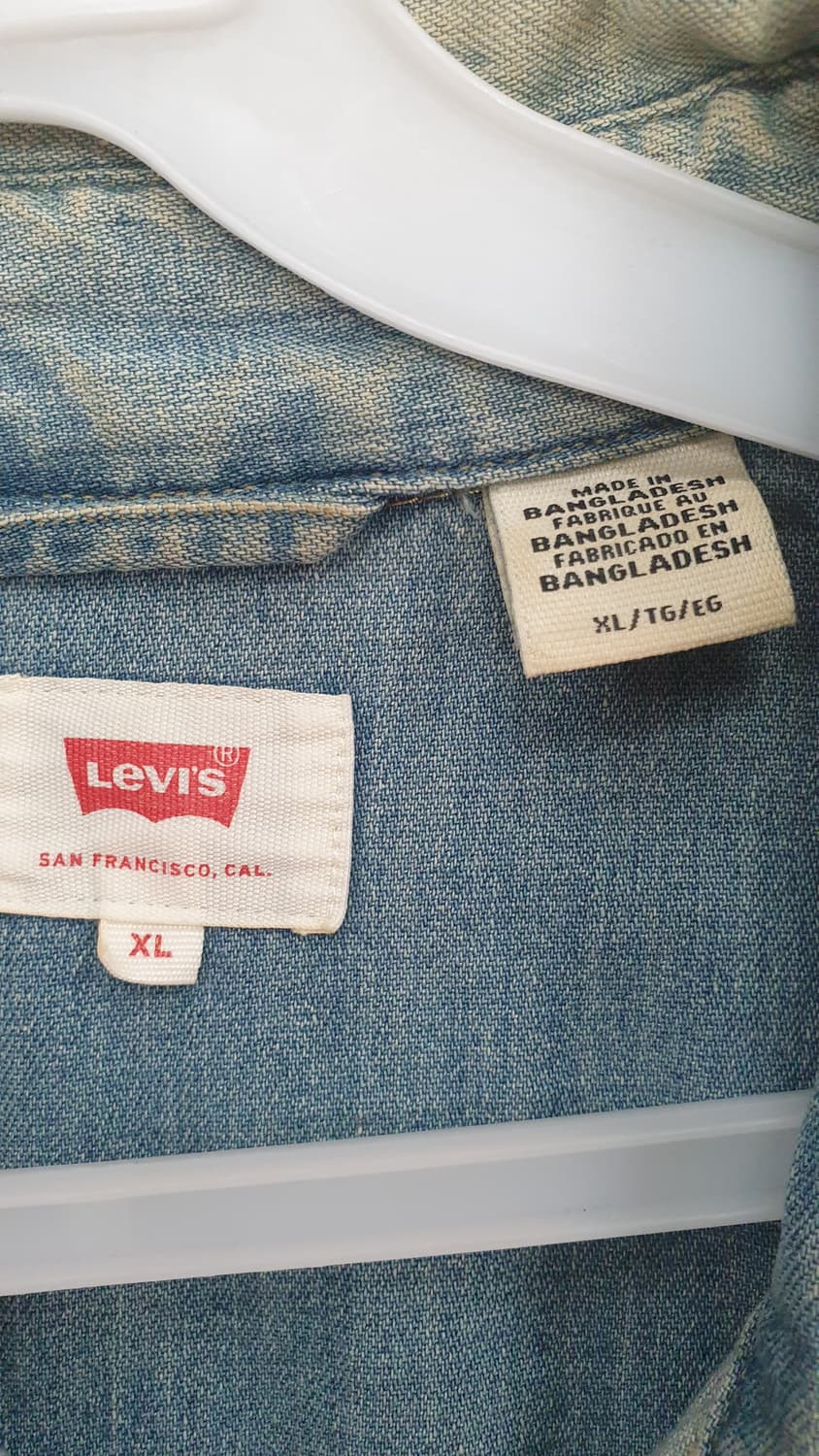 리바이스 데님 웨스턴 셔츠 XL 상품이미지6