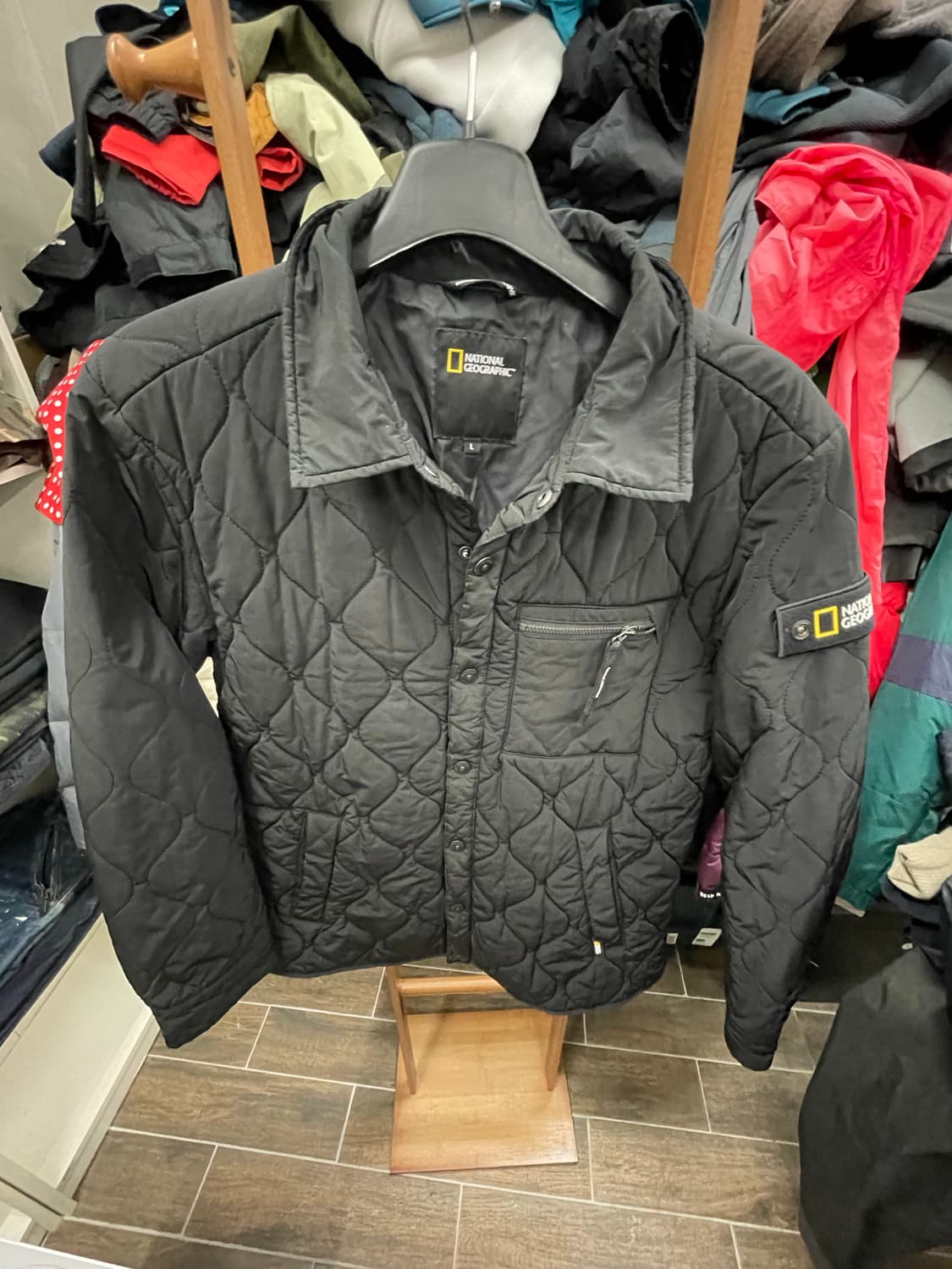 네셔널 경량패딩 L 상품이미지1