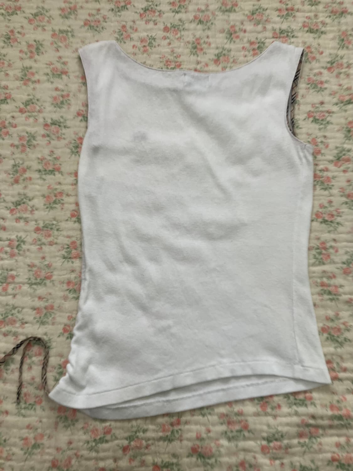 버버리 블루라벨 사이드 셔링 나시 1078 모리걸 y2k 스트릿 갸루 펑 상품이미지2