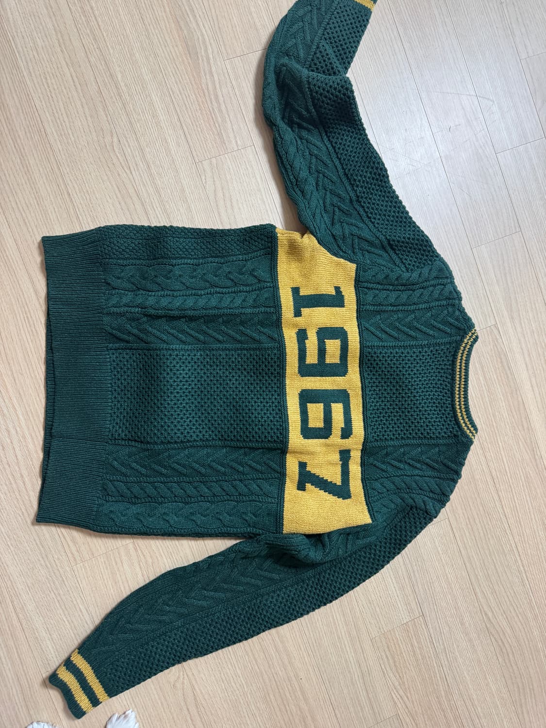 폴로 케이블니트 s 상품이미지2