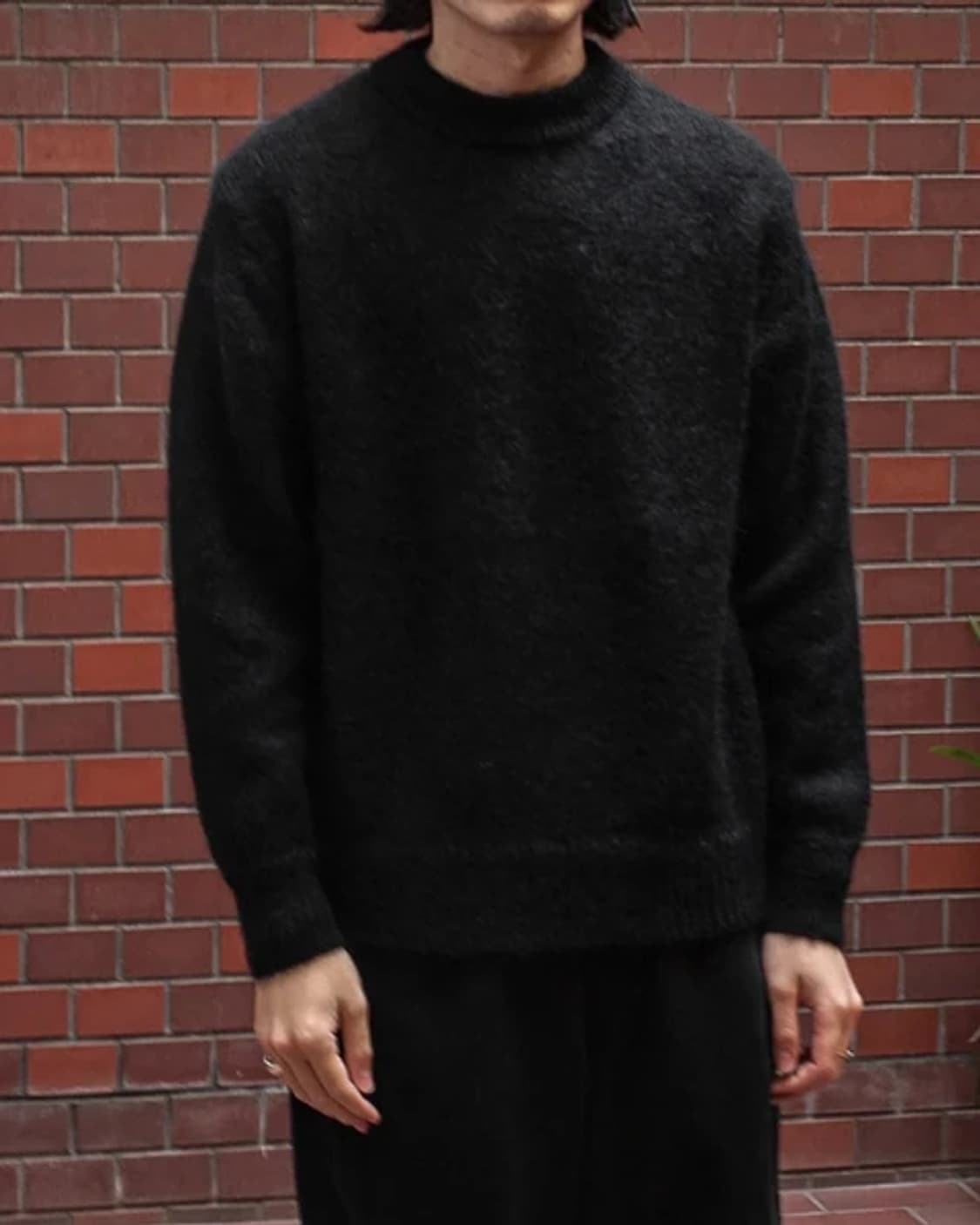 피그벨 모크넥 모헤어 니트3사이즈/L 상품이미지6