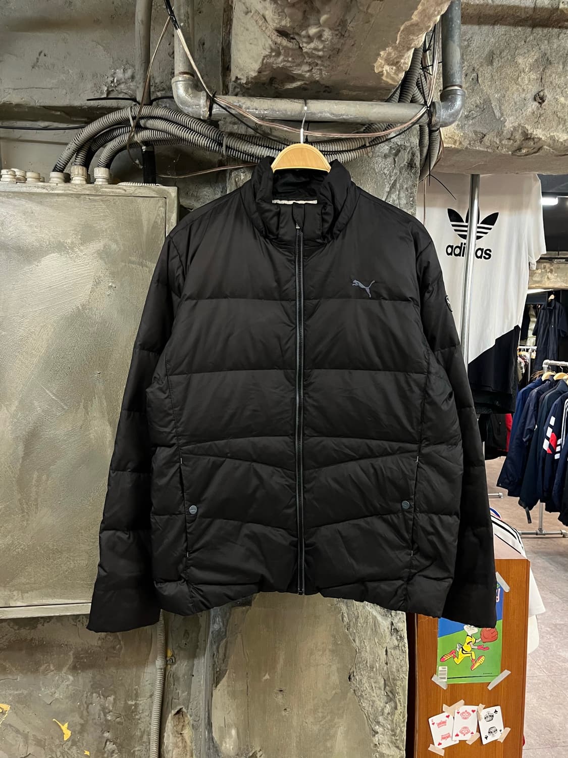 퓨마 덕다운 패딩 자켓 블랙 2XL #csz2681 상품이미지1