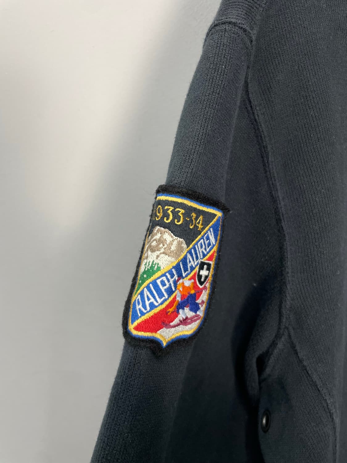 폴로 랄프로렌 빅포니 블랙 반집업 니트 H1770 상품이미지4