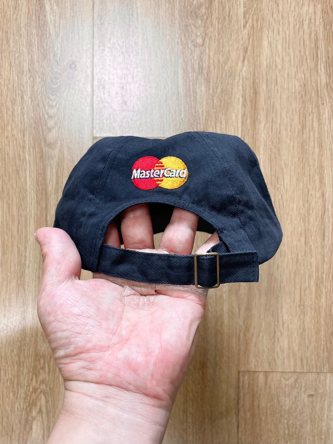 택포) USA 마스터카드 자수 로고 빈티지 볼캡 모자 상품이미지1