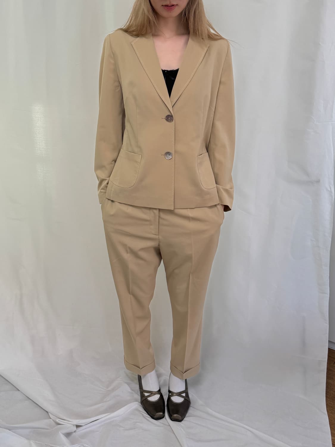 진태옥 프랑소와즈 정장 셋업 (프라다 원단) 상품이미지3