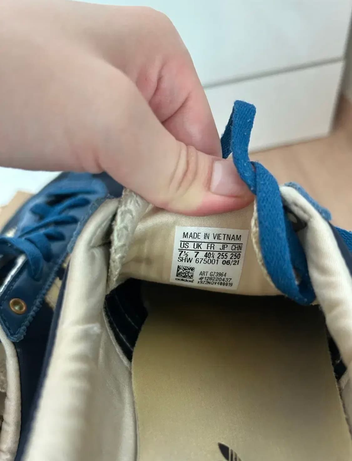 아디다스 웨일즈 보너 재팬 슈즈 레전드 잉크 블루 상품이미지7