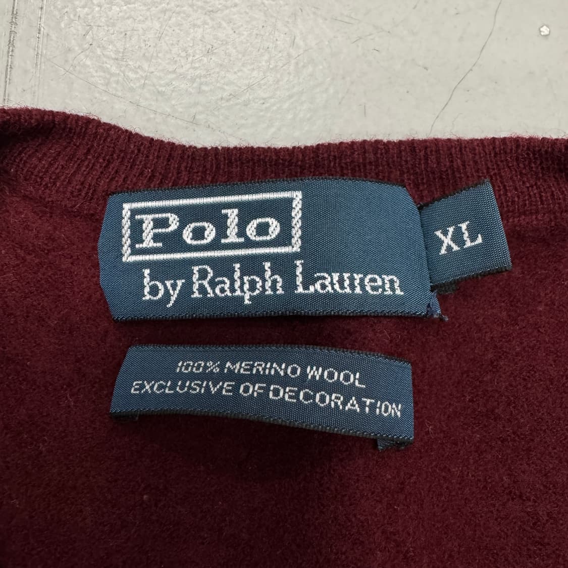 폴로 포니 버건디 니트 상품이미지4
