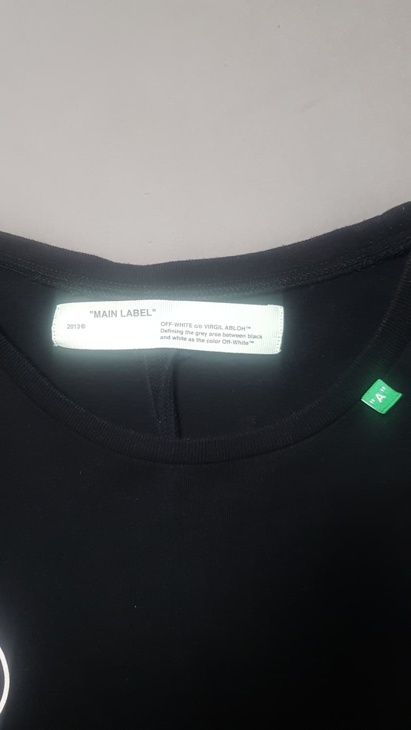 [S] 오프화이트 19SS 스텐실 오버핏 티셔츠 리폼  상품이미지3