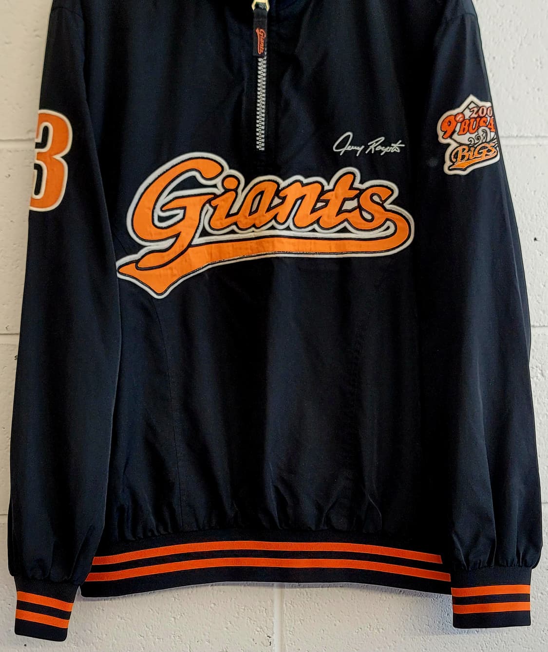 롯데자이언츠 봄.가을 올드 제리로이스터 아노락자켓(바람막이 점퍼) 판매 상품이미지5