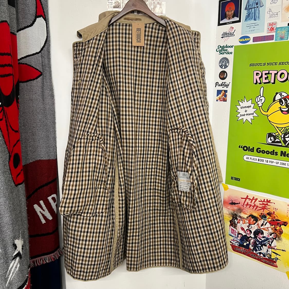 아쿠아스큐텀 퀼팅 싱글 코트 상품이미지7