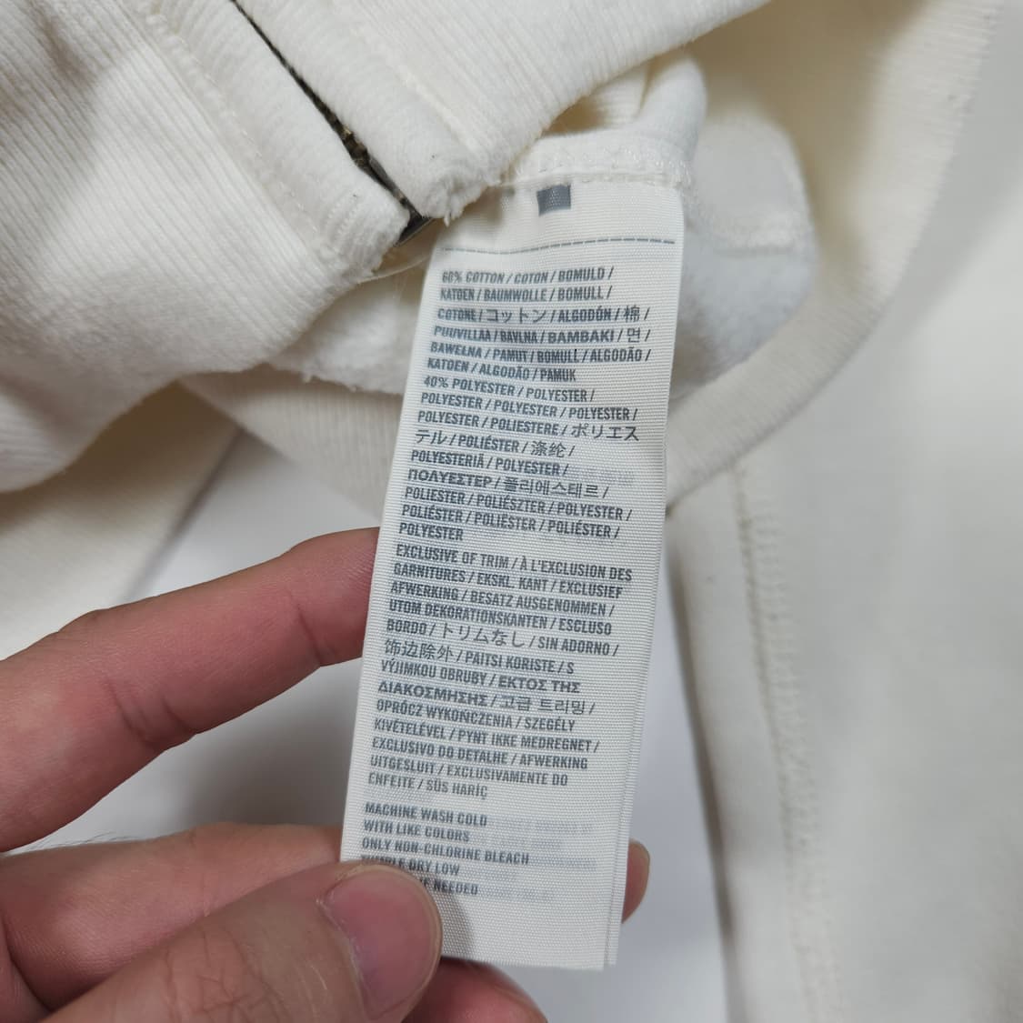 아베크롬비 화이트 후드집업  상품이미지6