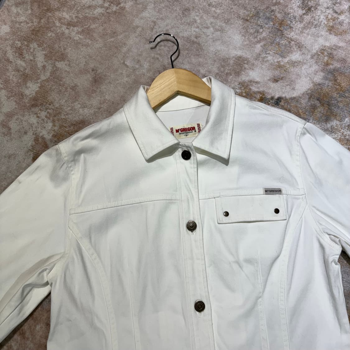 00‘s 맥그리거 빈티지 화이트 셔츠 상품이미지6
