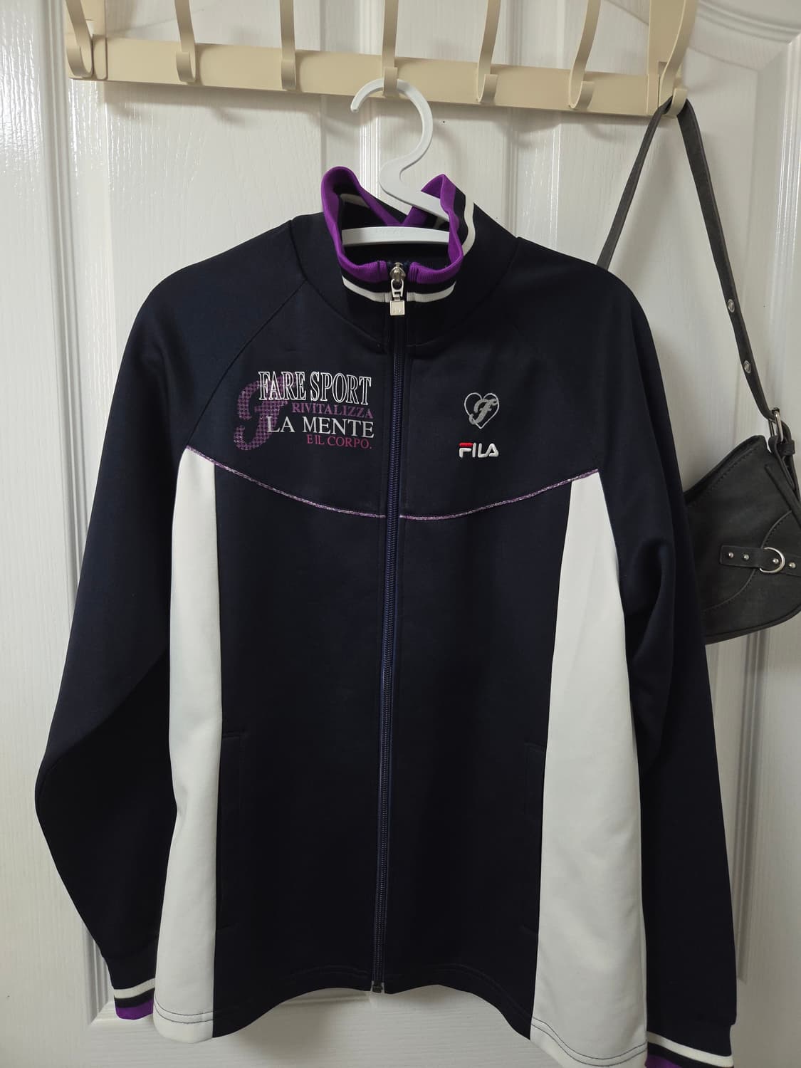 퍼플 스포티 코디 세트 (2벌) (휠라 져지, 아디다스 스커트) 상품이미지3