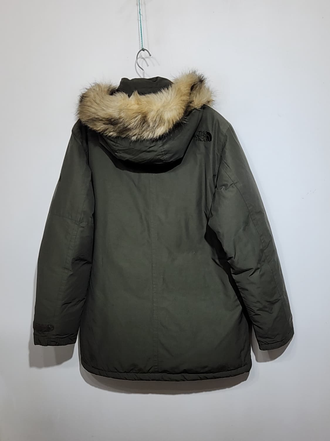 (95) 노스페이스 거위털 패딩점퍼 카키 구스다운 후드자켓  상품이미지7