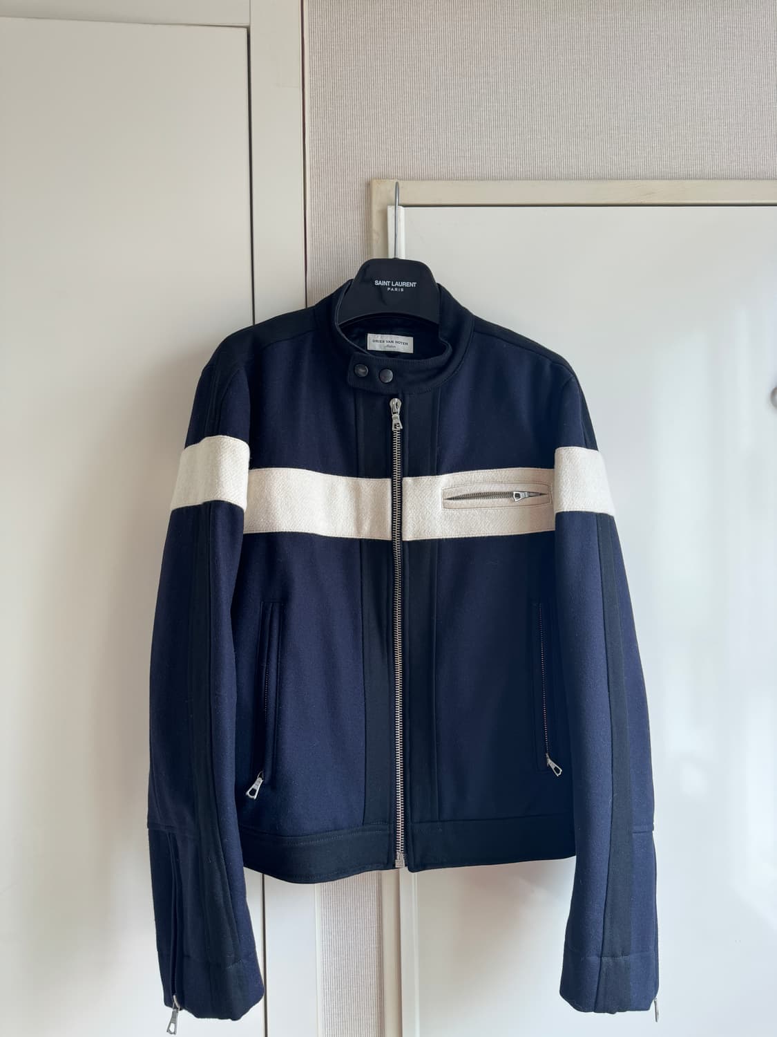 드리스 반 노튼 15aw 울 모토자켓 상품이미지1