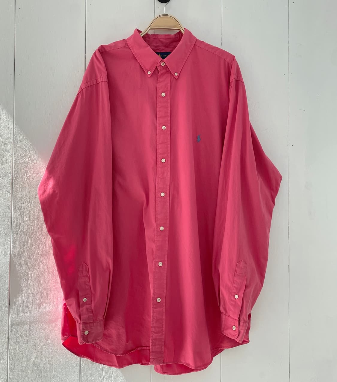 랄프로렌 핑크 옥스포드 셔츠 2XLT 빅사이즈 상품이미지2