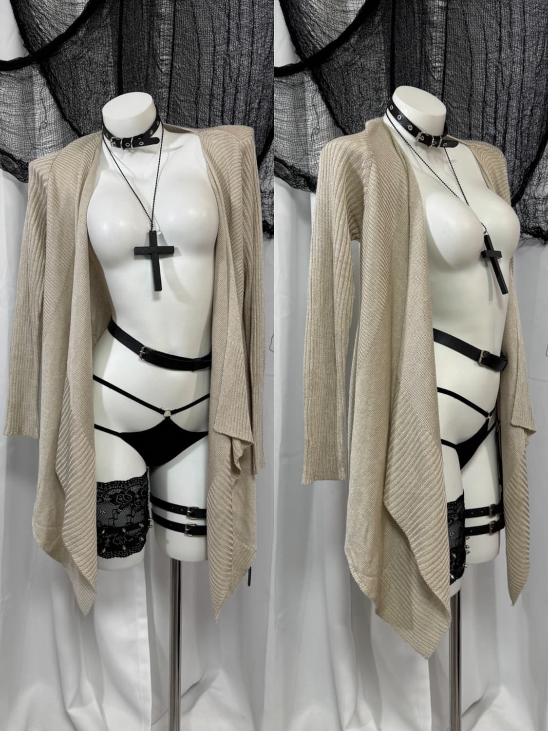 beige cardigan 상품이미지1