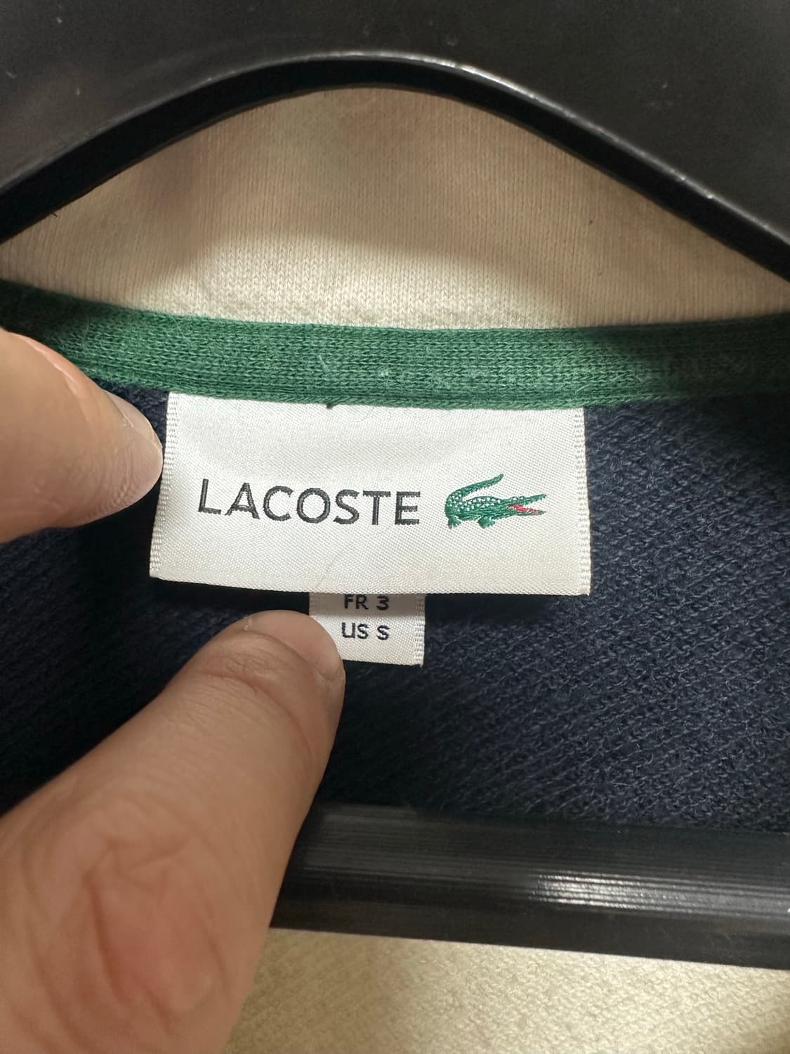 no.118 라코스테 스트라이프 럭비티셔츠 L 상품이미지4